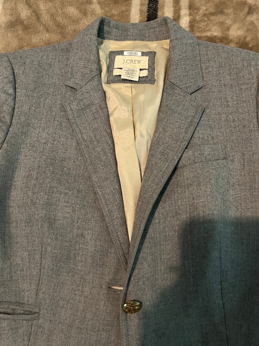 J. Crew Light Gray Women’s Schoolboy Blazer Size 4